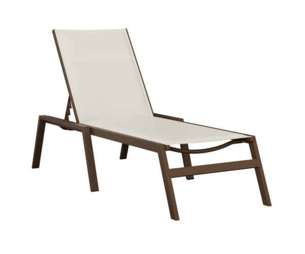 Vida Padded Sling Chaise Lounge without Arms