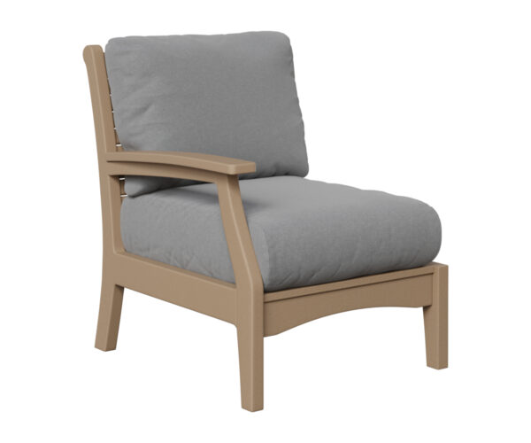 Classic Terrace Right Arm Sectional Club Chair