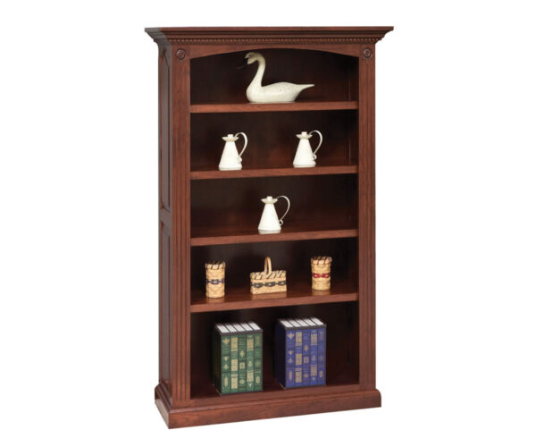 4 Shelf Premium Raised Panel Bookshelf
