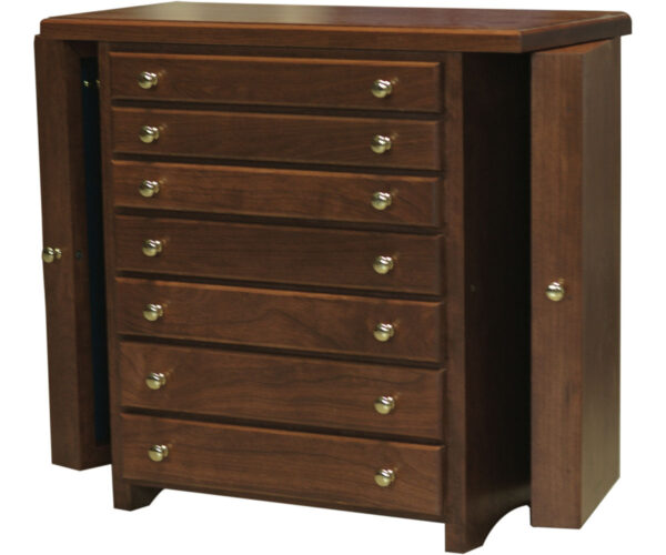 7 Drawer Jewelry With Side Doors