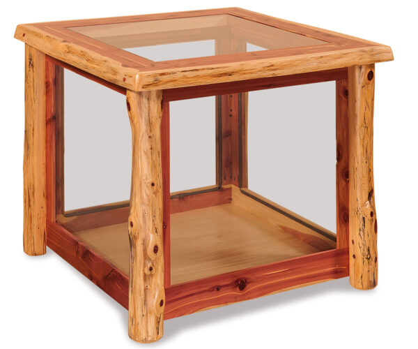 End Table with Glass