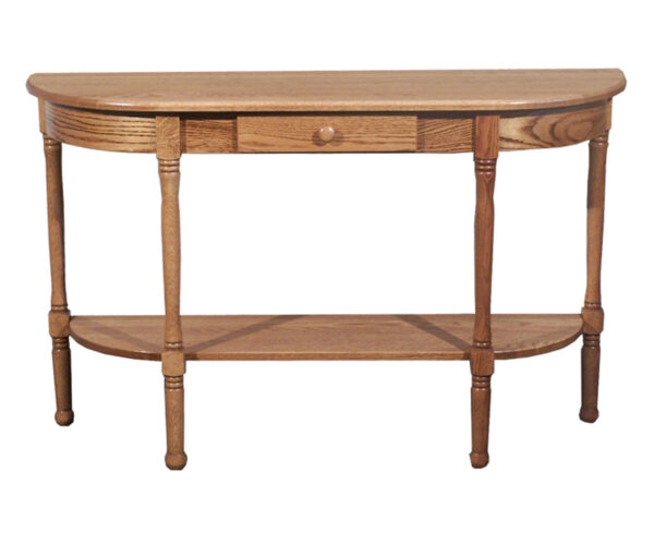Spindle Half Oval Table