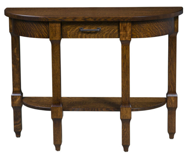 Royal Crest Half Oval Table