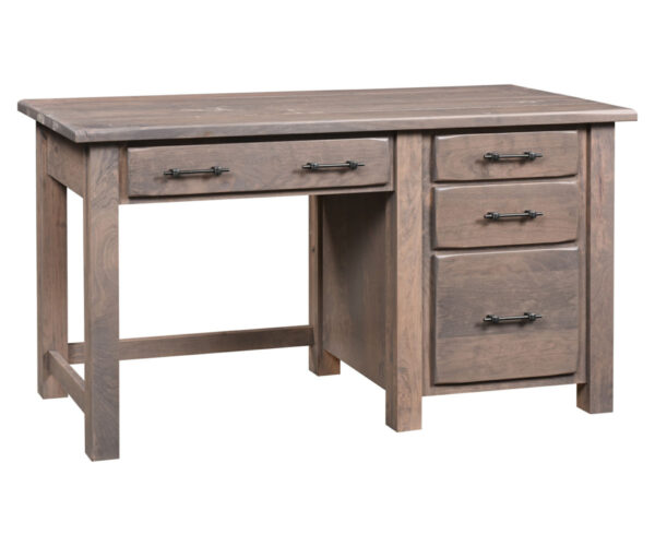 Barn Floor Single Pedestal Desk