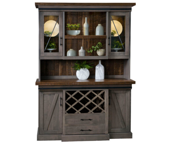 Avalon Hutch With Wine Rack