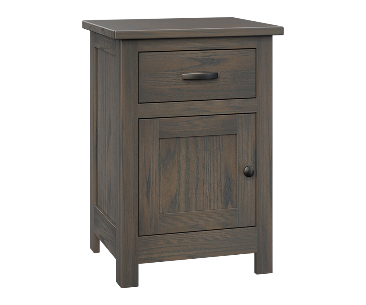Flush Mission 1 Drawer 1 Door Nightstand