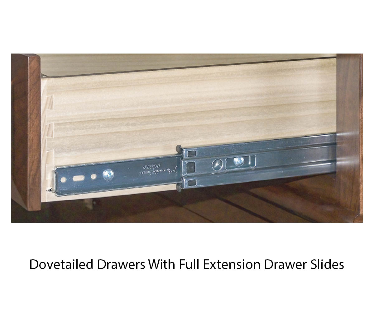 Granny Mission Open TV Cabinet - 60½"W - Image 2