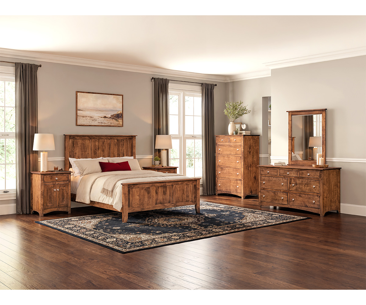 Shaker 6 Drawer High Chest - Image 2